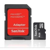 Cartão Memória Micro Sd 4gb Sandisk + adaptador